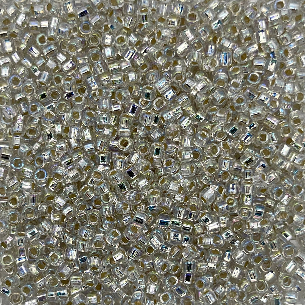 Japanese Glass Seed Beads Size 11/0-635 Silverlined Crystal