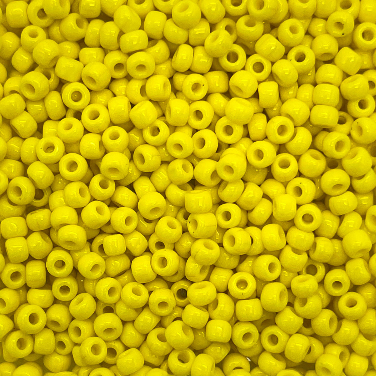 Japanese Glass Seed Beads Size 8/0-404 Opaque Yellow