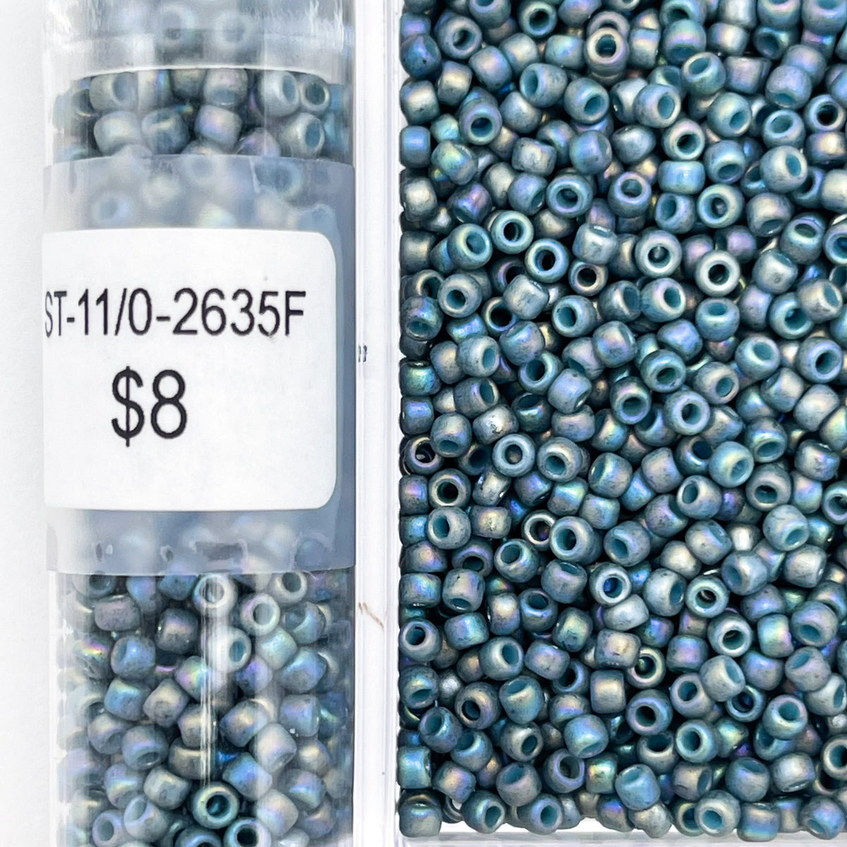 プルメリア Hilo Beauty Japanese Glass Seed Beads Size 11/0-2635F Semi Glazed