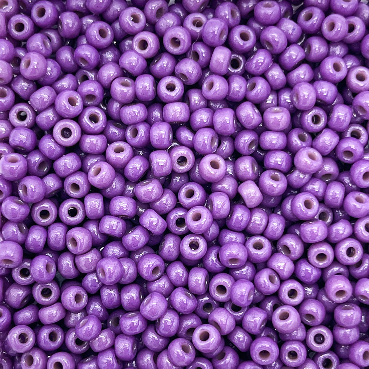  Dark Purple Glass Seed Beads, 4mm Glass Seed Bead