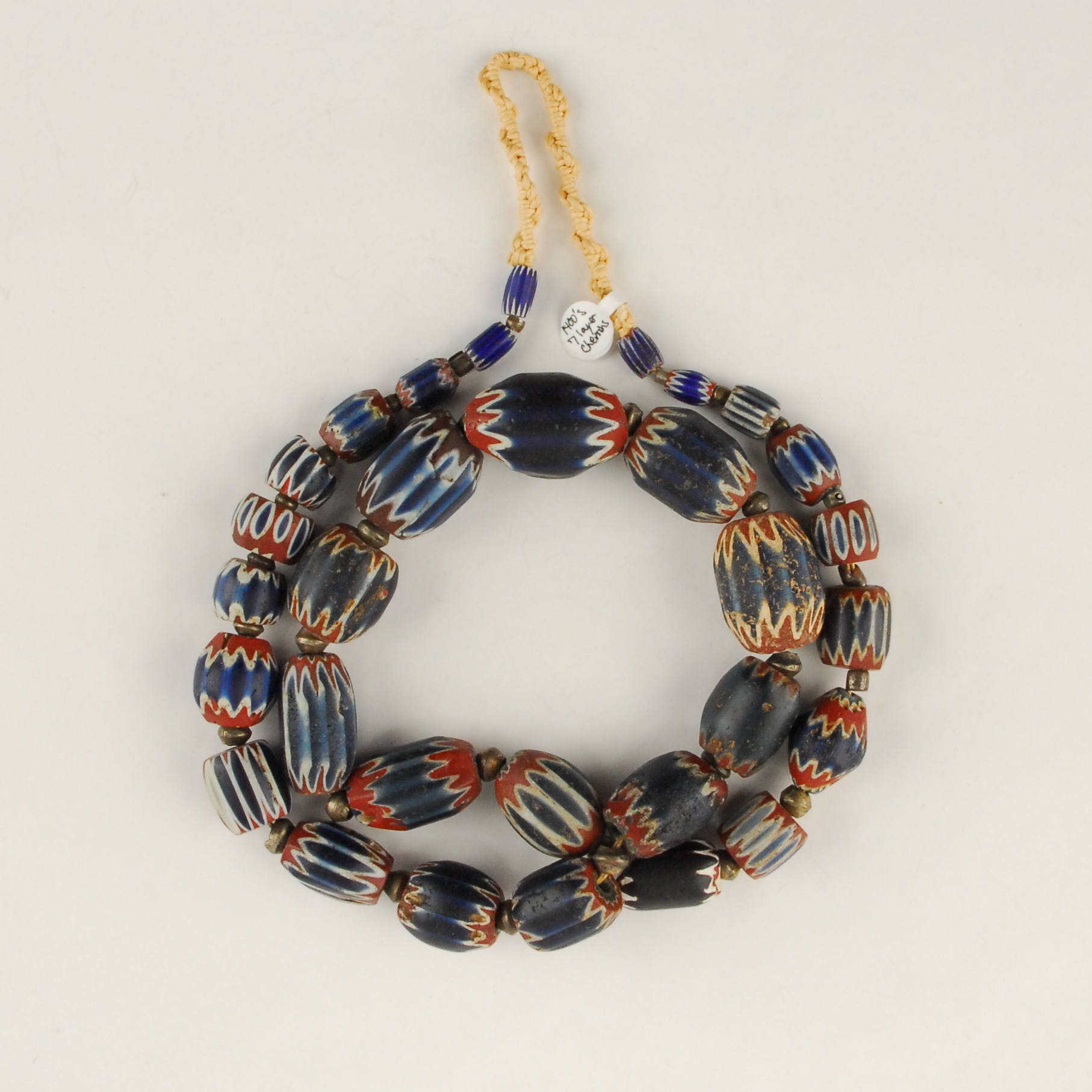 Chevron Perler Bead Necklaces