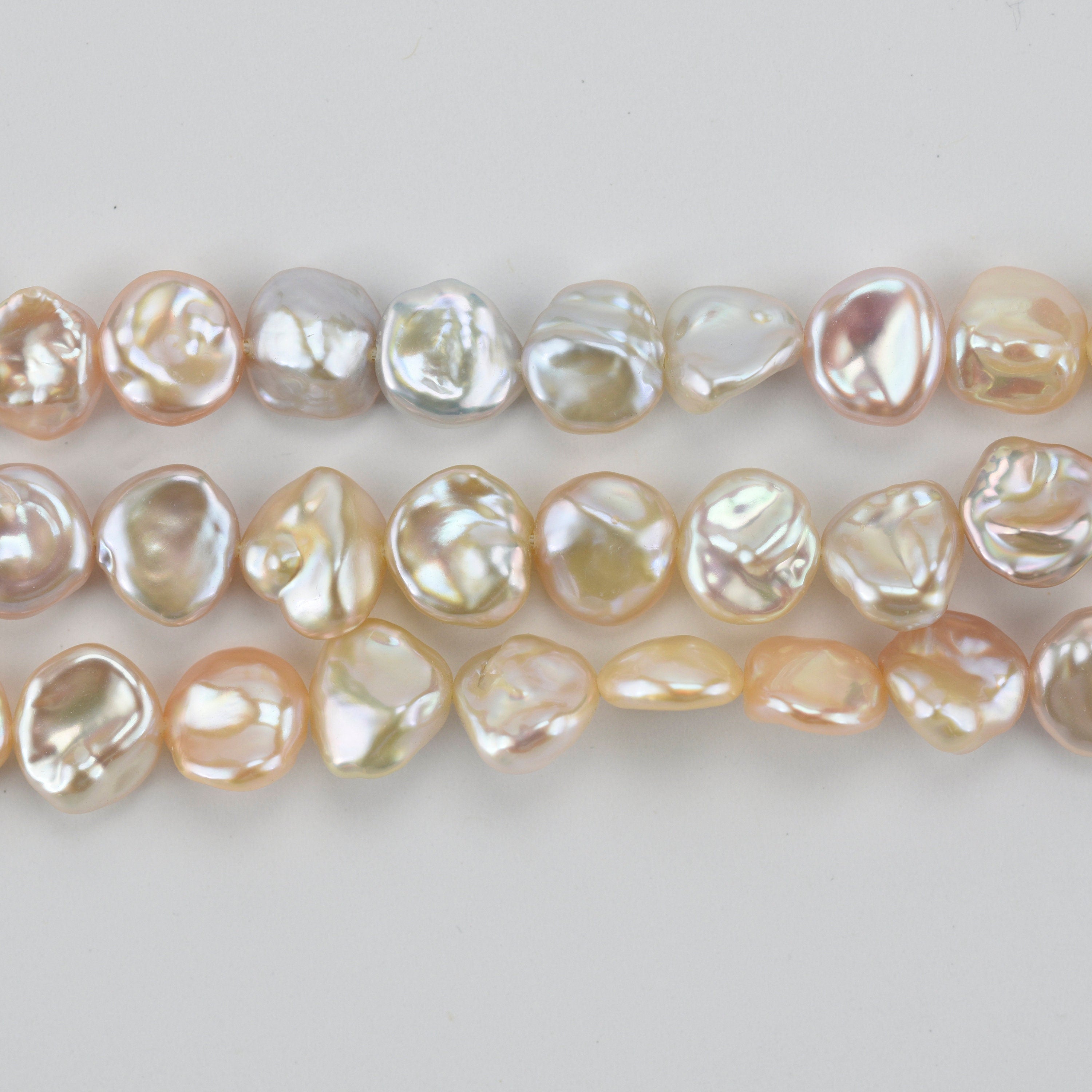AAA Center-drilled Natural Keshi Pearls (KP09)