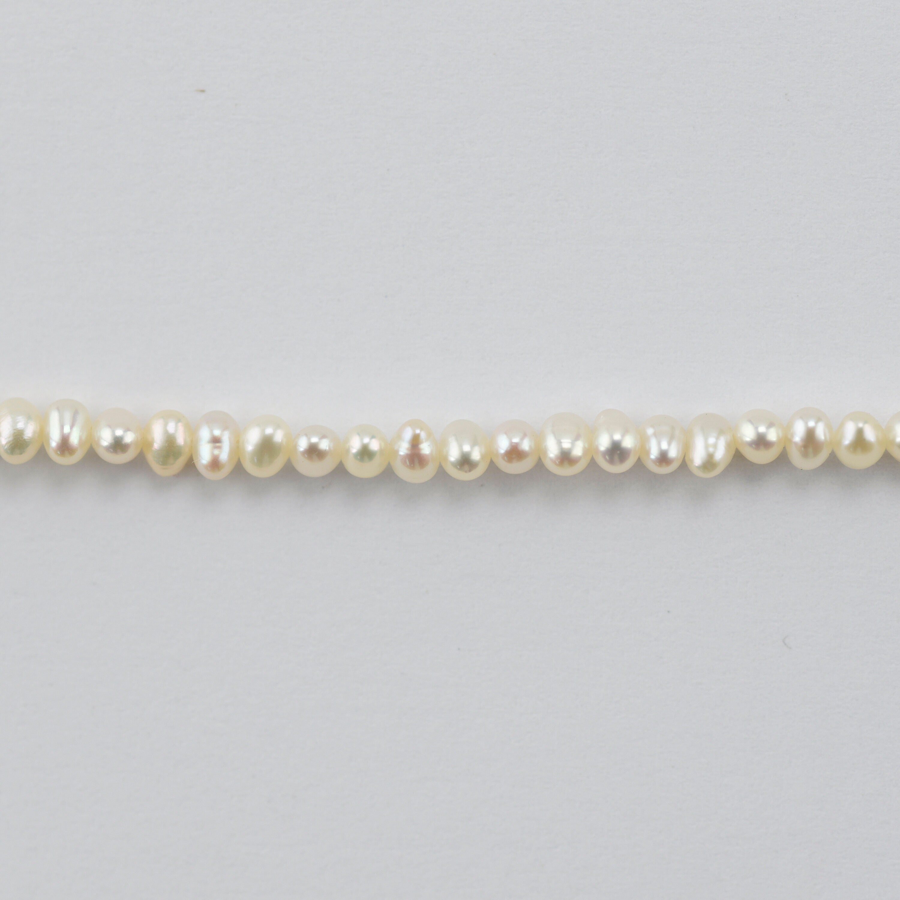 3MM Ivory/Cream Colored Potato Shaped Natural Freshwater Pearls P-31 –  Ayla's Originals