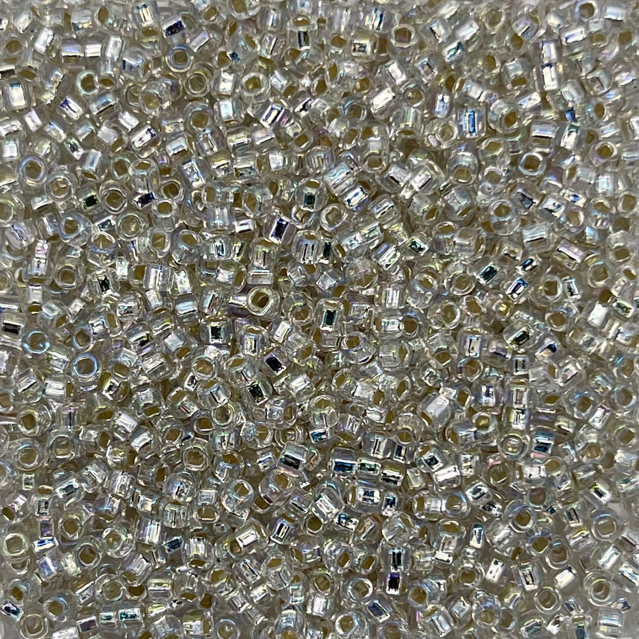 Japanese Glass Seed Beads Size 11/0-635 Silverlined Crystal