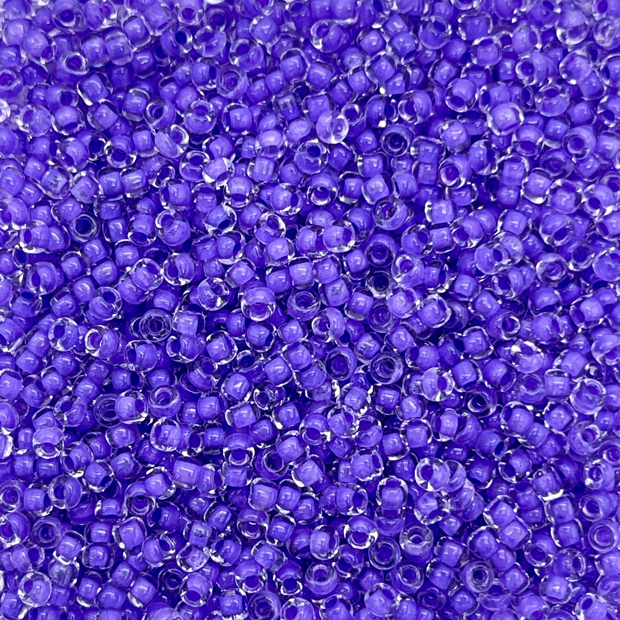 lavender seed beads Japanese Glass Seed Beads Size 11/0-222A Lavender Lined Crystal – Ayla's Originals